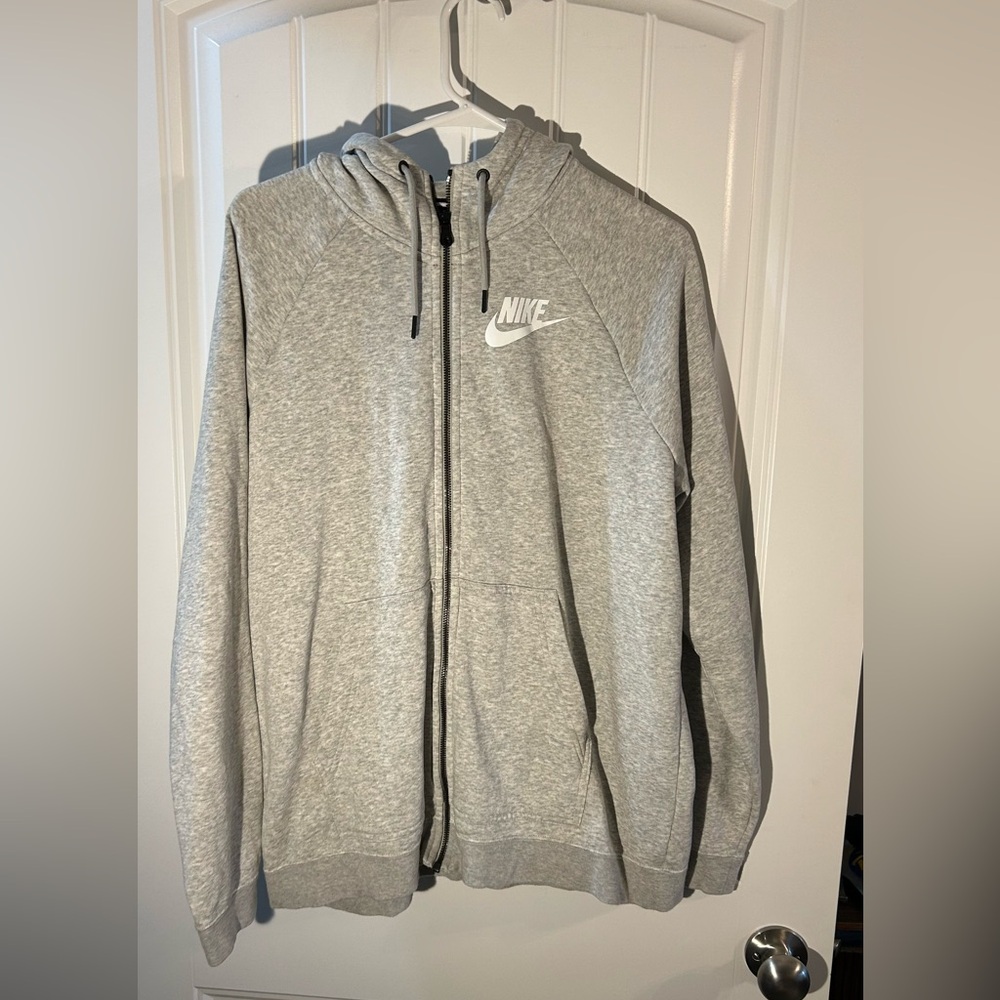 Nike Women’s Full Zip Hoodie / Grey / Size XL